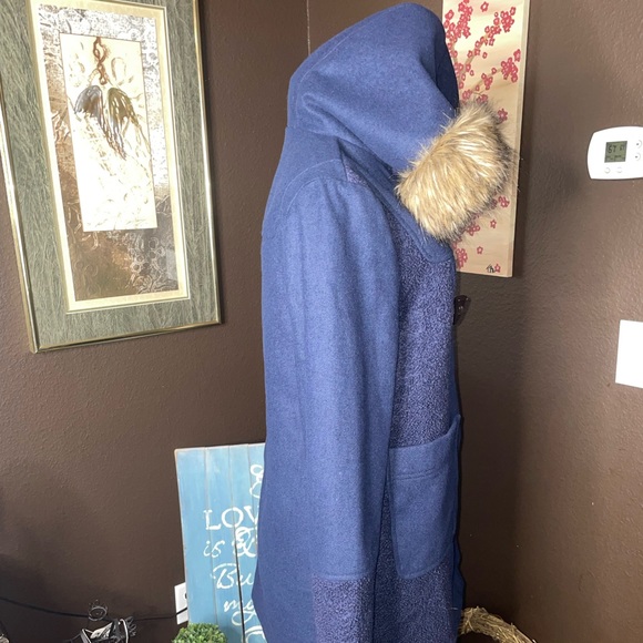 #34🎊3/10/23@7:30pm cst😍 M Coffeeshop Wool Blue Coat💙 - Picture 4 of 12